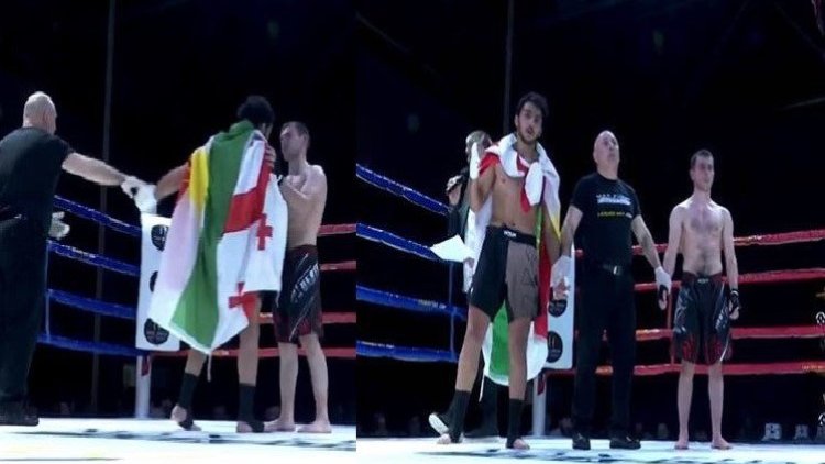 Uluslararası Mix Fight Turnuvası’nda Kürt boksör, Gürcistan şampiyonu oldu