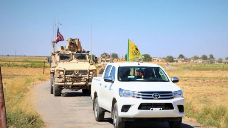 Rojava'da ABD güçleri ve DSG'den ortak devriye