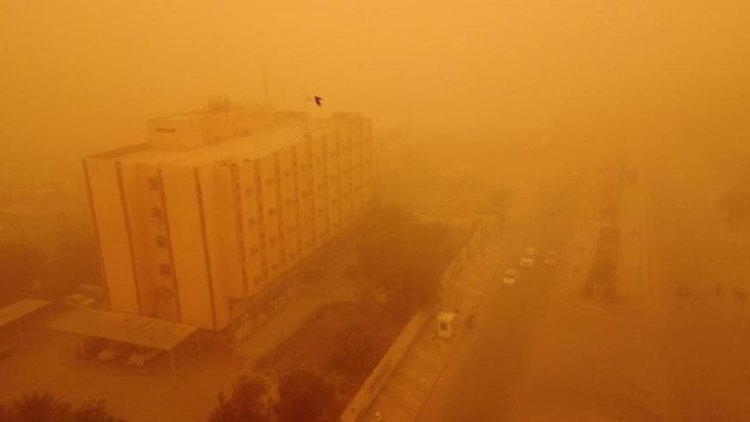 Irak’ta kum fırtınası: Yüzlerce kişi hastanelik oldu