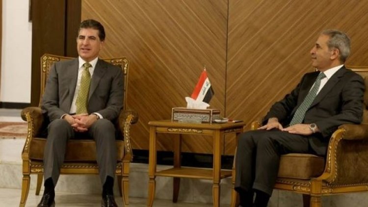 Neçirvan Barzani ile Irak Yüksek Yargı Konseyi Başkanı Zedan görüştü
