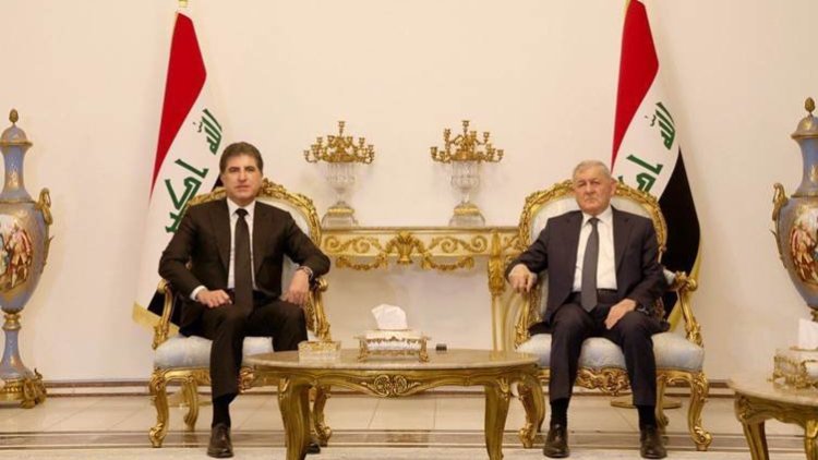 Neçirvan Barzani, Irak Cumhurbaşkanı Latif Reşid ile görüştü