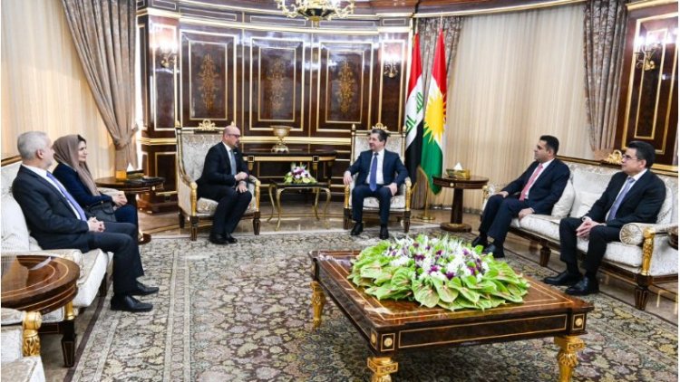 Başbakan Barzani DSÖ heyetiyle görüştü