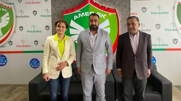 Canan Kaftancıoğlu, Amedspor'u ziyaret etti