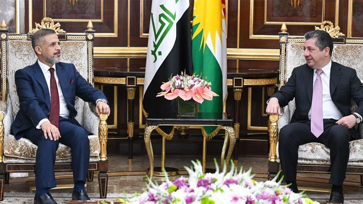 Mesrur Barzani ve Irak Başbakan Yardımcısı’ndan sorunların anayasal çözümüne vurgu