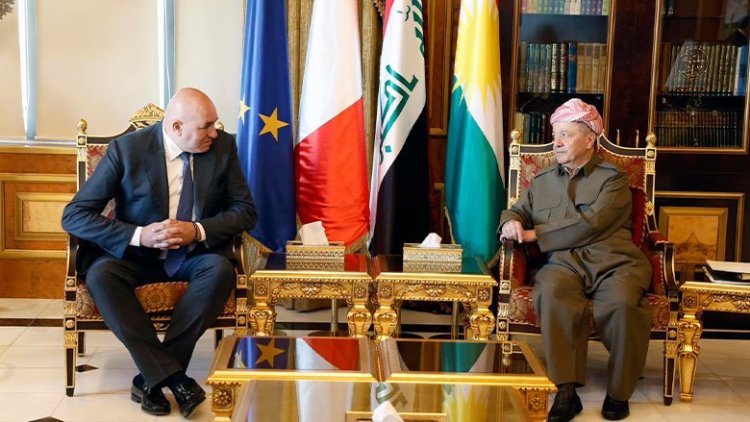 Başkan Barzani, İtalya Savunma Bakanı ile görüştü