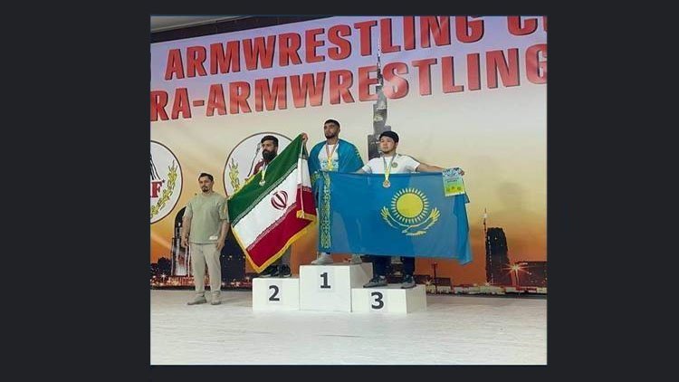 Kazakistanlı Kürt sporcu bilek güreşinde 7. kez Asya Şampiyonu oldu