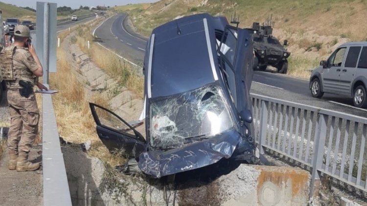 Diyarbakır’da kaza: 1 kişi öldü, 3 kişi yaralandı