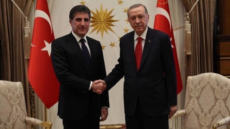 Başkan Neçirvan Barzani, Cumhurbaşkanı Erdoğan'ı tebrik etti