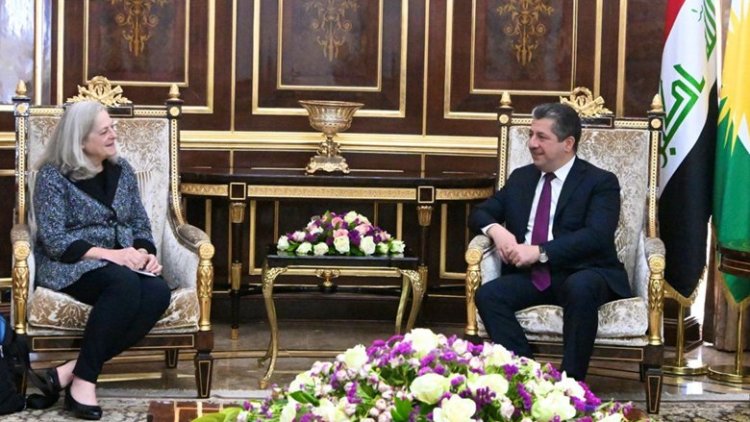 Başbakan Barzani  ABD’nin Bağdat Büyükelçisi Romanowski ile görüştü
