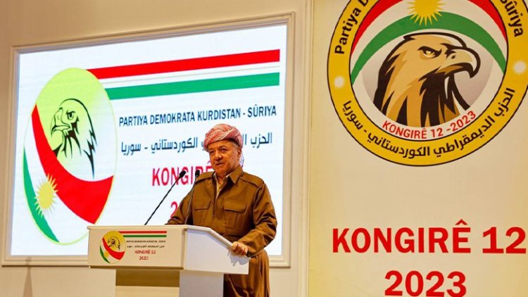 KDP-S kongresinde konuşan Başkan Barzani'den Rojavalı siyasilere çağrı