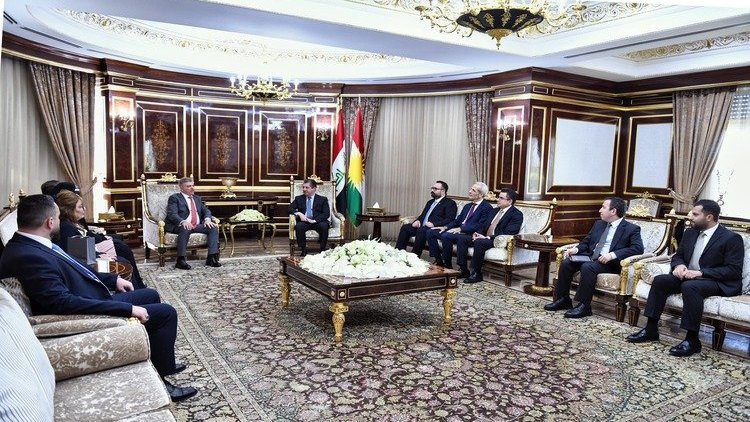Başbakan Barzani, Irak İletişim ve İlişkiler Kurulu heyetiyle bir araya geldi