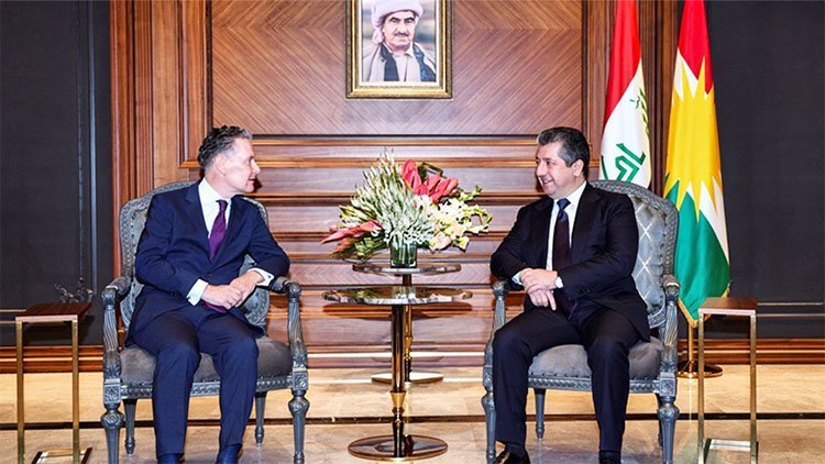 Başbakan Mesrur Barzani Hollanda Büyükelçisi ile görüştü