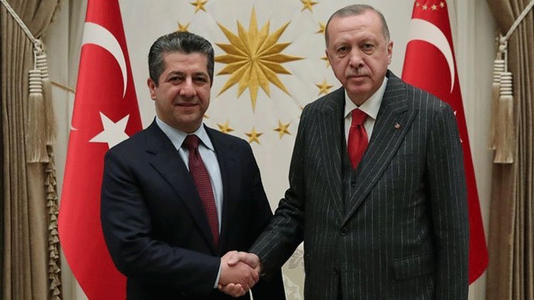 Başbakan Mesrur Barzani’nin Erdoğan’la görüşmesi başladı