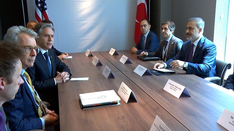 Türkiye Dışişleri Bakanı Fidan, ABD'li mevkidaşı Blinken ile görüştü