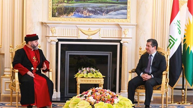 Başbakan Mesrur Barzani, Kadim Doğu Kilisesi’nin yeni patriğiyle bir araya geldi