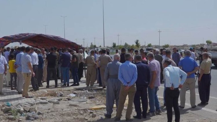 Kerkük’te çiftçiler Irak ordusuna karşı eylemde