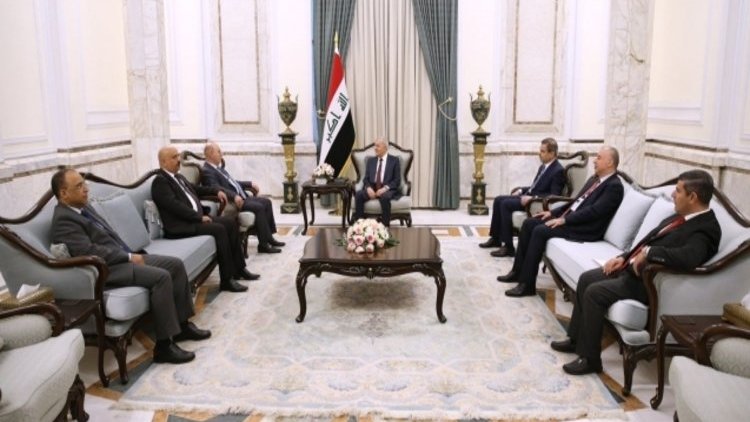 Irak Cumhurbaşkanı Reşid, Kürdistan Bölgesi heyetiyle seçimleri görüştü