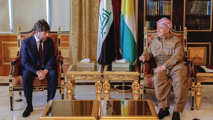 Fransa başkonsolosundan Başkan Barzani’ye teşekkür ziyareti