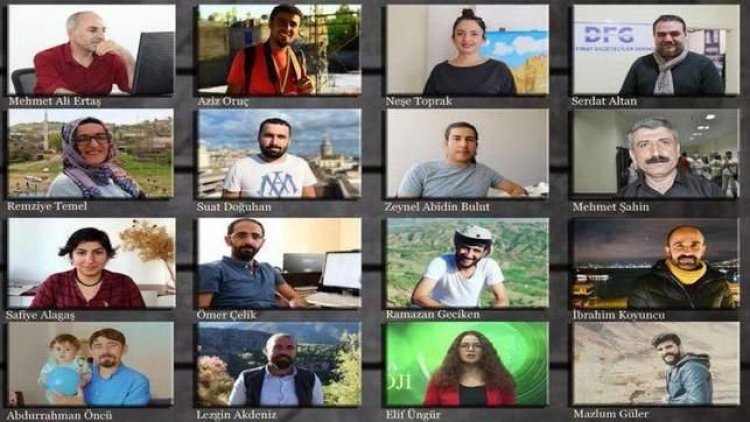 13 aydır tutuklu 16 gazetecinin davası Diyarbakır'da başlıyor