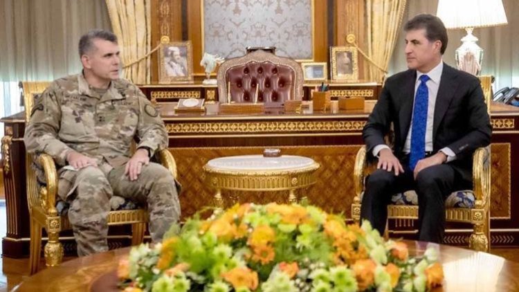 Neçirvan Barzani, Uluslararası Koalisyon heyetiyle görüştü