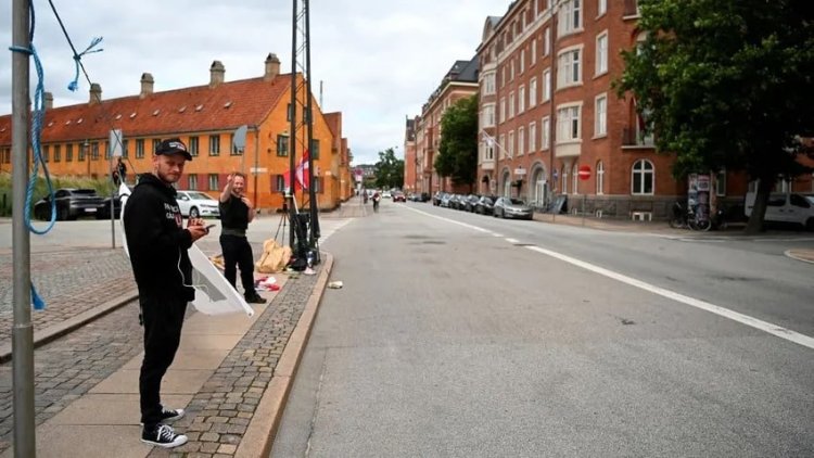 Danimarka: 5 kişi Mısır Büyükelçiliği önünde Kuran yaktı