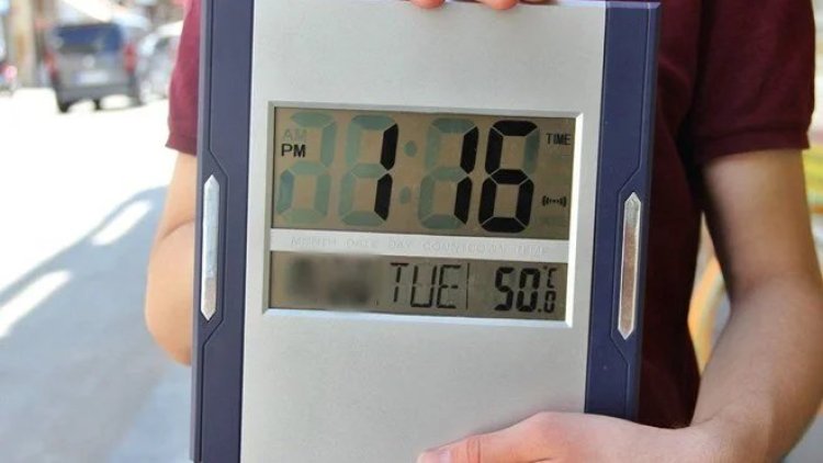 Cizre'de sıcaklık 50 dereceyi gördü