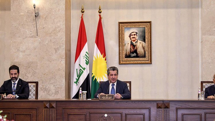 Bakanlar Kurulu bugün Başbakan Mesrur Barzani başkanlığında toplanıyor