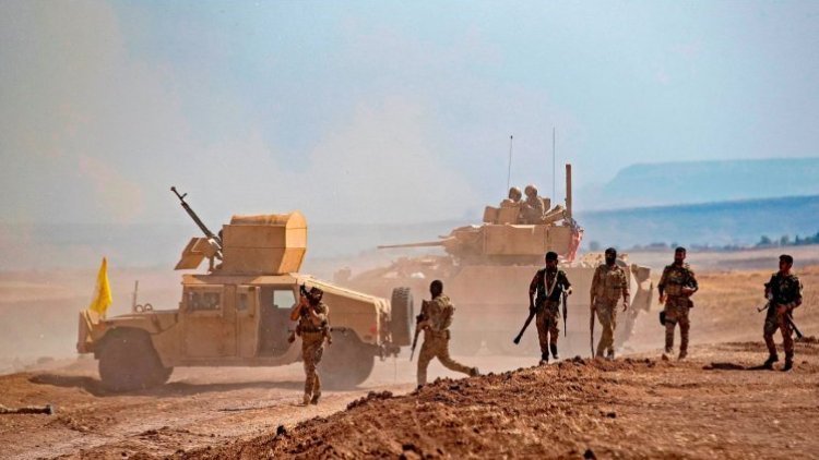 Rojava: Uluslararası Koalisyon ve DSG'den ortak askeri tatbikat