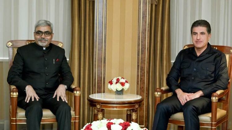Neçirvan Barzani, Hindistan Başkonsolosunu kabul etti