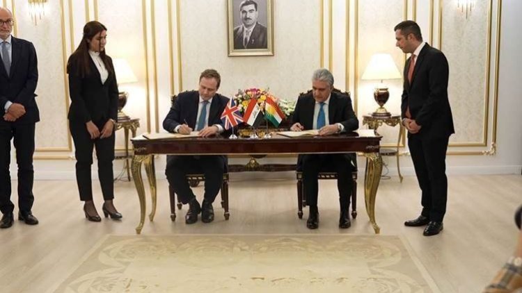 Kürdistan Bölgesi ile İngiltere arasında ortak mutabakat zaptı 