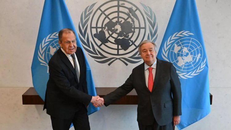 Lavrov ile BM Genel Sekreteri Guterres Tahıl Anlaşması'nı görüştü