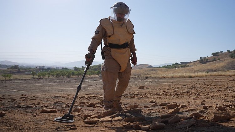 Irak: 2 bin kilometreden fazla mayınlı alan temizlenmeyi bekliyor