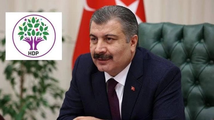 HDP'den Sağlık Bakanı'na Kürtçe tepkisi: Diline sahip çık!