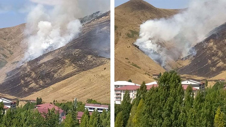 Bitlis'te Yangın