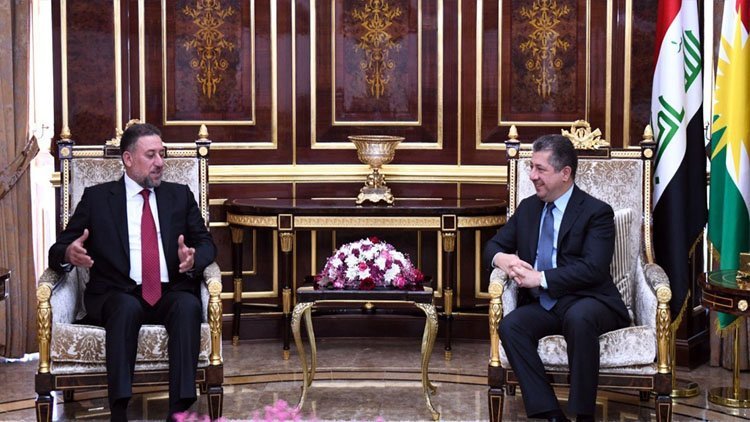Başbakan Mesrur Barzani,  Iraklı Sünni liderle Kerkük’ü görüştü