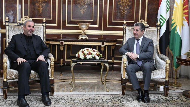 Başbakan Mesrur Barzani, İran büyükelçisiyle görüştü
