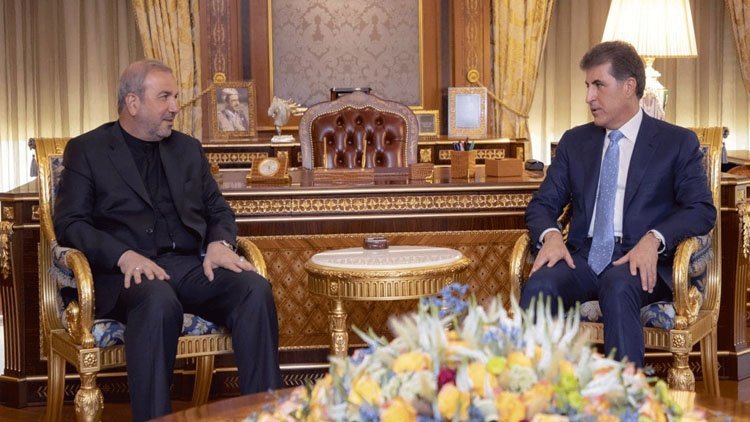 Neçirvan Barzani, İran büyükelçisini kabul etti