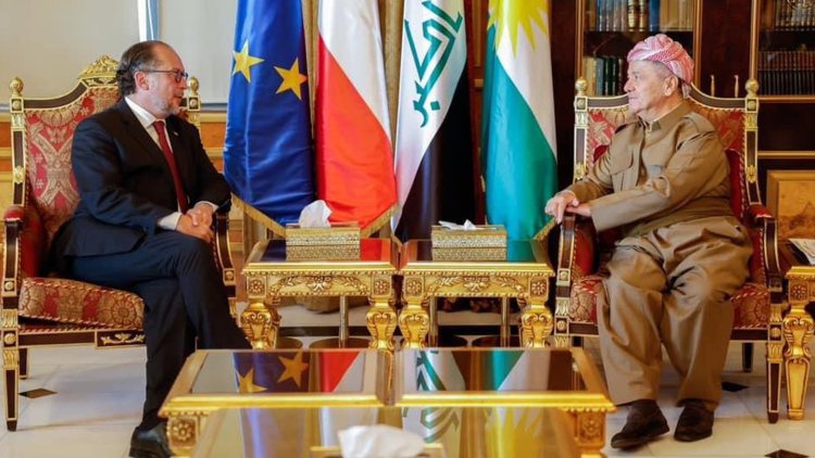 Başkan Barzani, Avusturya Dışişleri Bakanı’yla görüştü