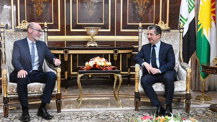 Başbakan Mesrur Barzani, İngiltere’nin Bağdat Büyükelçisi’yle görüştü