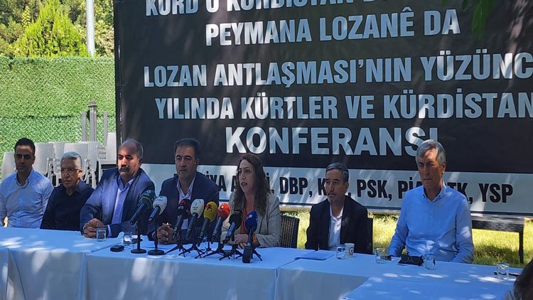 Diyarbakır’da Lozan Konferansı: 'Kürt halkına statü tanınmalı'