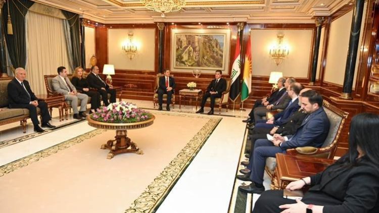 Başkan Neçirvan Barzani, Romanya Senatosu heyetiyle görüştü