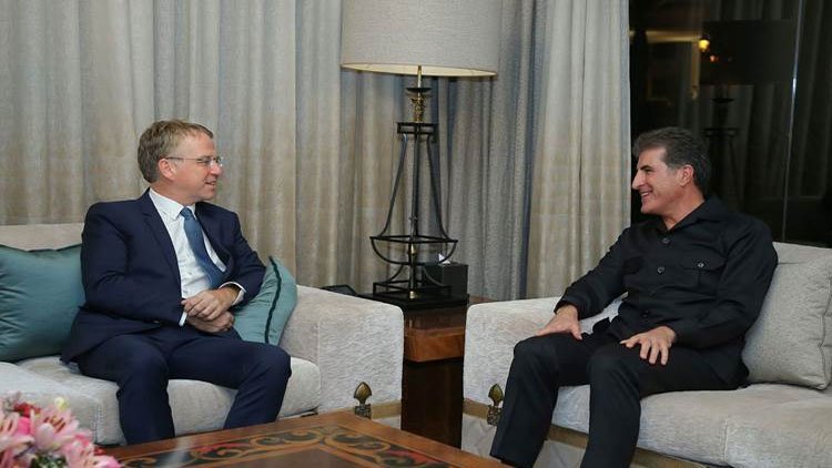 Neçirvan Barzani, Macron’un Danışmanı Durrell'i kabul etti