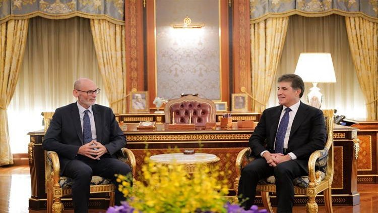 Neçirvan Barzani İngiltere'nin Irak Büyükelçisi ile görüştü
