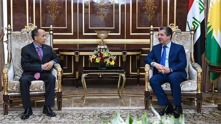 Başbakan, Çin'in Kürdistan Bölgesi Başkonsolosu ile görüştü