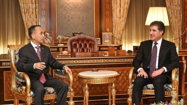 Neçirvan Barzani Çin Halk Cumhuriyeti Erbil Başkonsolosluğu ile görüştü