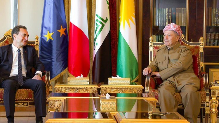 Başkan Barzani, Fransa’nın Irak Büyükelçisi ile görüştü