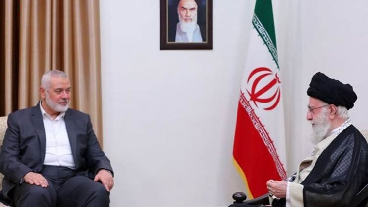 Hamas lideri İsmail Heniye Tahran'da Hamaney ile görüştü