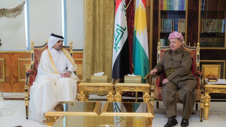 Başkan Barzani Katar’ın Erbil Başkonsolosu ile bir araya geldi
