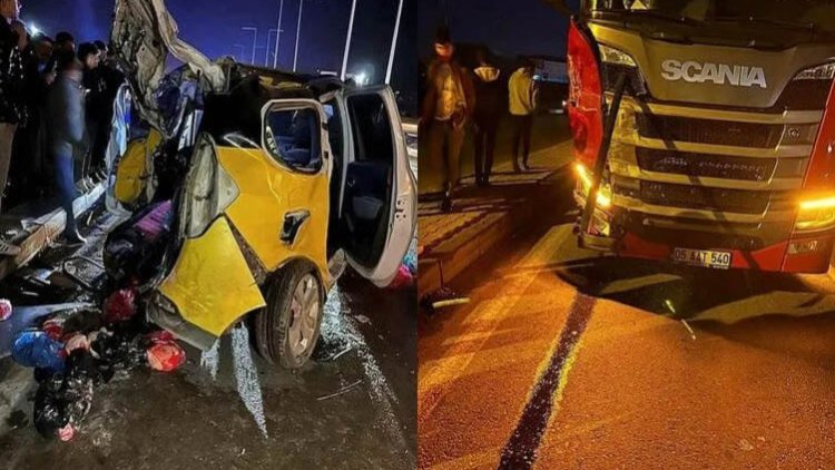 Şırnak Silopi'de feci kaza: 2 ölü, 5 yaralı