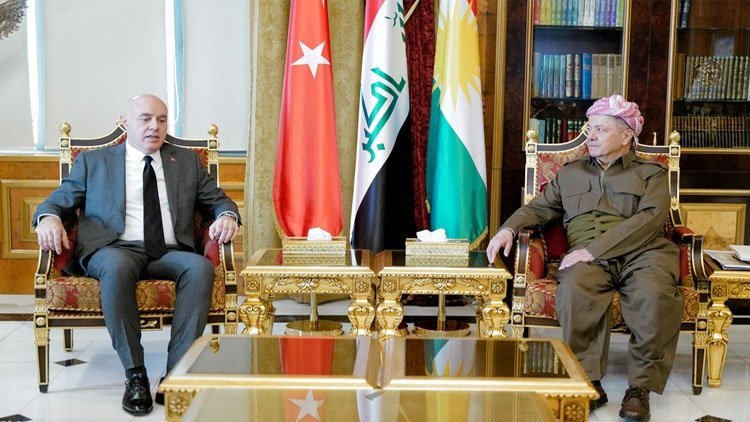 Başkan Barzani, Türkiye'nin Bağdat Büyükelçisi ile görüştü